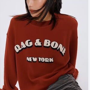 Rag & Bone Crimson Crewneck Sweatshirt